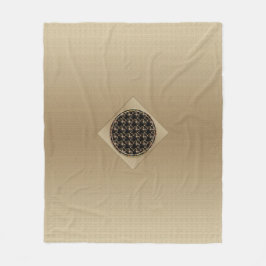 Fleece-Decke mit chinesischem Symbol Fledermaus Fleecedecke