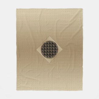 Fleece-Decke mit chinesischem Symbol Fledermaus Fleecedecke