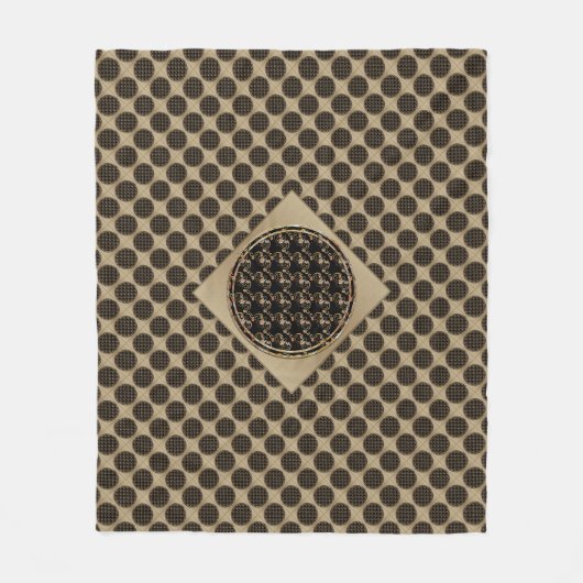 Fleece-Decke mit chinesischem Symbol für Fledermau Fleecedecke (Vorderseite)