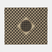 Fleece-Decke mit chinesischem Symbol für Fledermau Fleecedecke (Vorderseite (Horizontal))