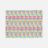 Fleece-Decke mit einem gummiartigen Bärnmuster Fleecedecke (Vorderseite (Horizontal))