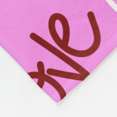 Fleece-Decke mit hingekritzelten Liebesherzen Fleecedecke (Ecke)
