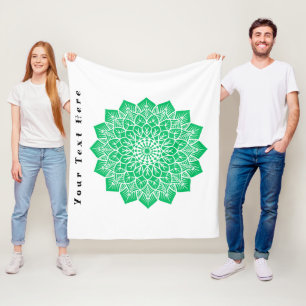 Fleece-Decke mit Ihrem Text hier Text Bild Fleecedecke