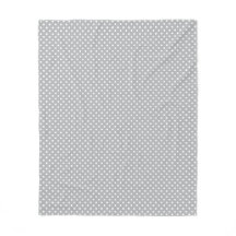 Fleece-Decke mit individuellen Polka-Tupfen in ver