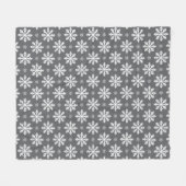 Fleece-Decke mit individuellen Schneemuster Fleecedecke (Vorderseite (Horizontal))