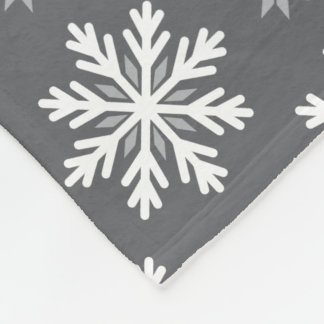 Fleece-Decke mit individuellen Schneemuster Fleecedecke