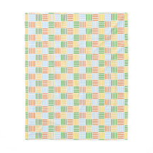 Fleece-Decke mit individueller Farbe boxy Crisscro