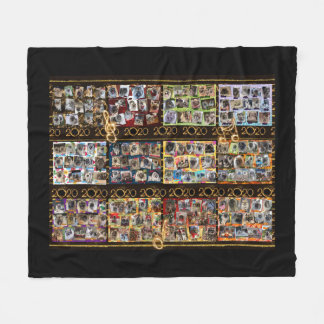 Fleece-Decke mit Säulen Fleecedecke