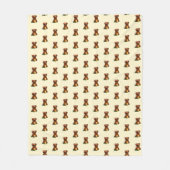 Fleece-Decke mit süßen Bären Fleecedecke (Vorderseite)
