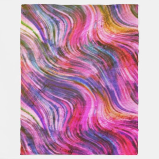 Fleece-Decke mit Tintenklecksen Fleecedecke (Vorderseite)