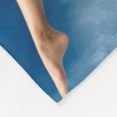 Fleece-Decke, Nachtfee auf Mond Fleecedecke (Ecke)