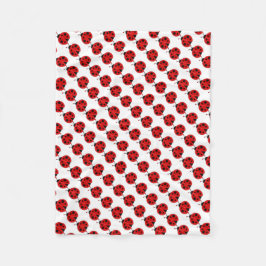 Fleece-Decke/niedlicher Marienkäfer Fleecedecke