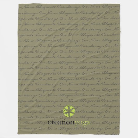 Fleece-Decke OM Namo - 60" x 80" Fleecedecke (Vorderseite)