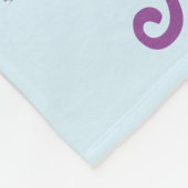 Fleece-Decke/personalisiertes Seeleben Fleecedecke (Ecke)