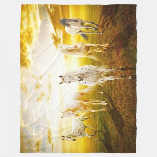 Fleece-Decke/Pferde Fleecedecke (Vorderseite)