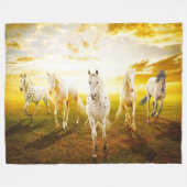 Fleece-Decke/Pferde Fleecedecke (Vorderseite (Horizontal))