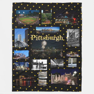 Fleece-Decke Pittsburgh City View Fotos Fleecedecke