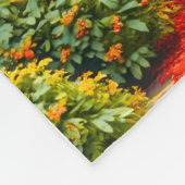 Fleece-Decke (Rosen-Tunnel) Fleecedecke (Ecke)