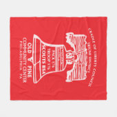 Fleece-Decke - Rot Fleecedecke (Vorderseite (Horizontal))