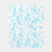 Fleece Decke Saint Colette Juni Rose Capri blau (Vorderseite)