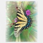 Fleece-Decke/Schmetterling Fleecedecke (Vorderseite)