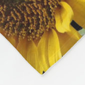 Fleece-Decke Sonnenblume Fleecedecke (Ecke)