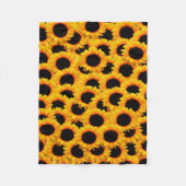 Fleece-Decke: Sonnenblumen Fleecedecke (Vorderseite)