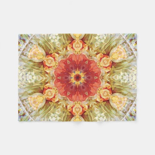 Fleece-Decke Übergangmandala-23 Fleecedecke (Vorderseite (Horizontal))