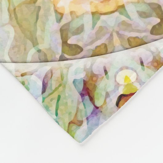 Fleece-Decke Übergangmandala-23 Fleecedecke (Ecke)