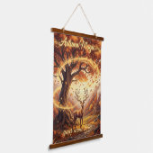 Fleece-Decke Wandteppich Mit Holzrahmen (Gewinkelt)
