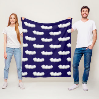 Fleece-Decke Wolken Fleecedecke