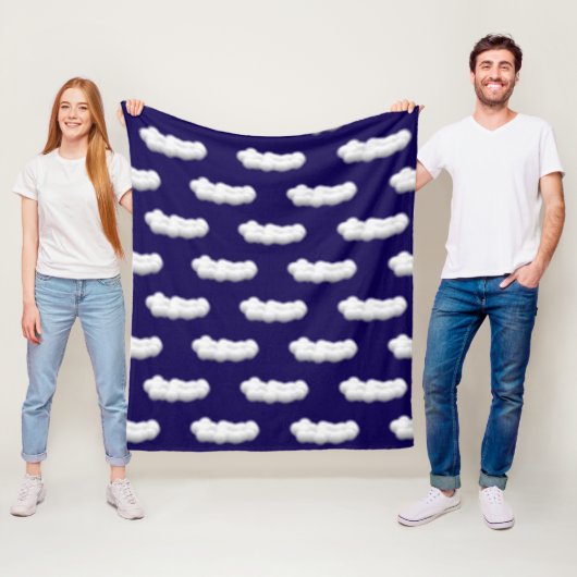 Fleece-Decke Wolken Fleecedecke (Beispiel)
