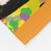 Fleece-Decken ''Zwei Künstler.'' Fleecedecke (Ecke)