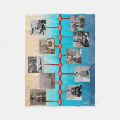 Fleece-DeckeTimelines BG2 des Meilenstein-10-Step Fleecedecke (Vorderseite)