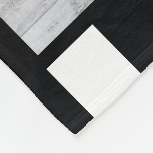 Fleece der Schwarz-weißen Streifen 20 FotoCollage- (Ecke)