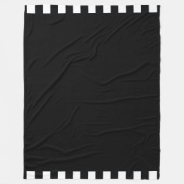 Fleece der Schwarz-weißen Streifen 20 FotoCollage-