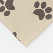Fleece Dog Paws Doggie Blanket (Ecke)
