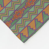 Fleece für das Design der grünen Geometrie im Südw (Ecke)