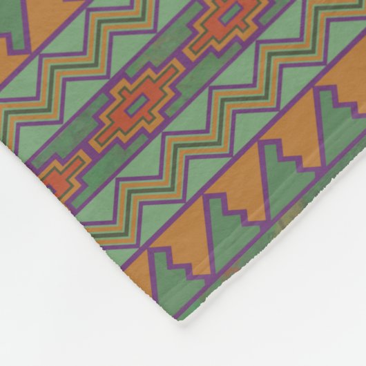 Fleece für das Design der grünen Geometrie im Südw (Ecke)