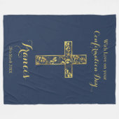 Fleece für die Bestätigung der Blauen Goldkreuz (Vorderseite (Horizontal))