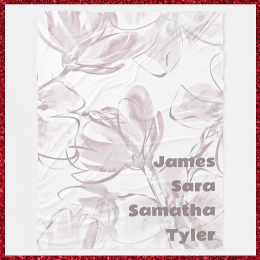 Fleece für hübsche neutrale Farbflora-Mitglieder