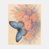 Fleece für künstlerische Aquarellblumen (Vorderseite)