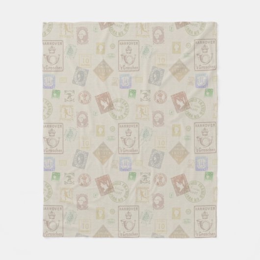 Fleece für Vintage Briefmarke (Vorderseite)