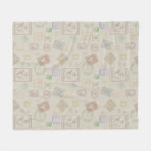 Fleece für Vintage Briefmarke (Vorderseite (Horizontal))