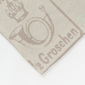 Fleece für Vintage Briefmarke (Ecke)