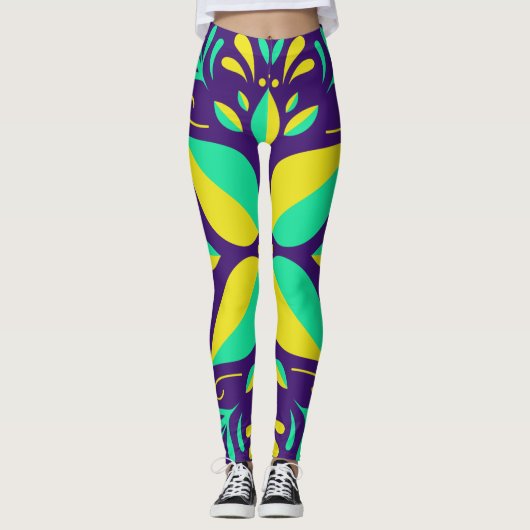 Fleece gefütterte Leggings (Vorderseite)