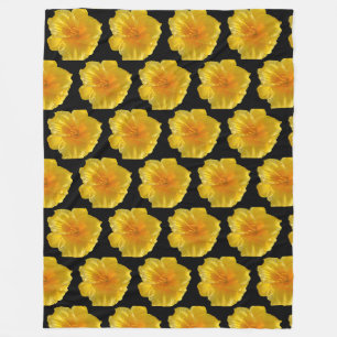 Fleece Gelbe Blume Deckeln