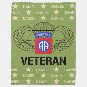 Fleece im Flugzeug Veteran Individuelle Name
