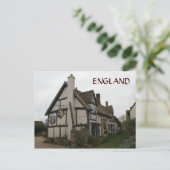 Fleece Inn Pub Postkarte (Stehend Vorderseite)