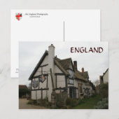 Fleece Inn Pub Postkarte (Vorne/Hinten)